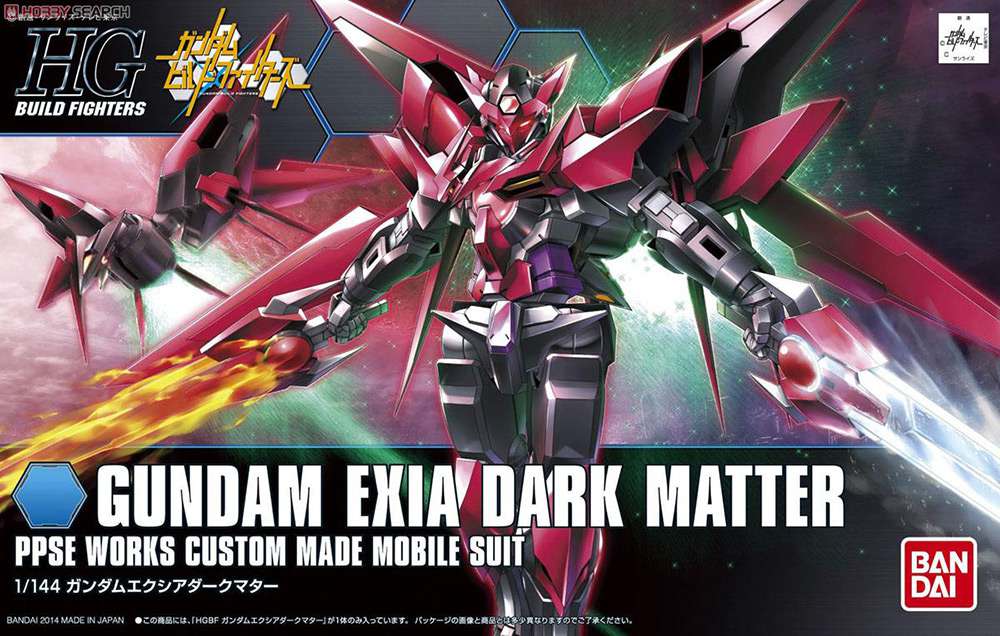Hgbf Gundam Exia Dark Matter 1/144 – Enastående Modellset bandai model kit gunpla
