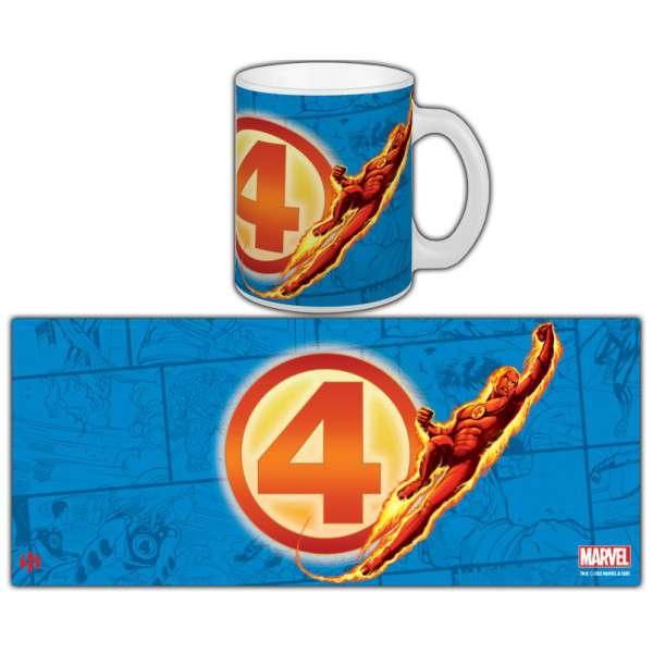 Fantastic Four Human Torch Mug - Robotto