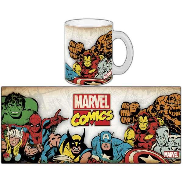 Marvel Retro Marvel Group Mug - Robotto