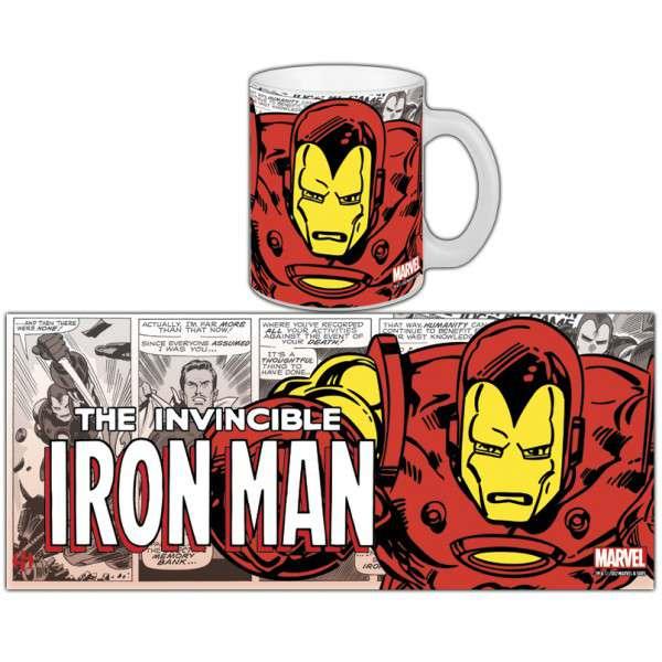 Marvel Retro Iron Man Mug - Klassisk Kaffe- och Te-Kopp - Robotto