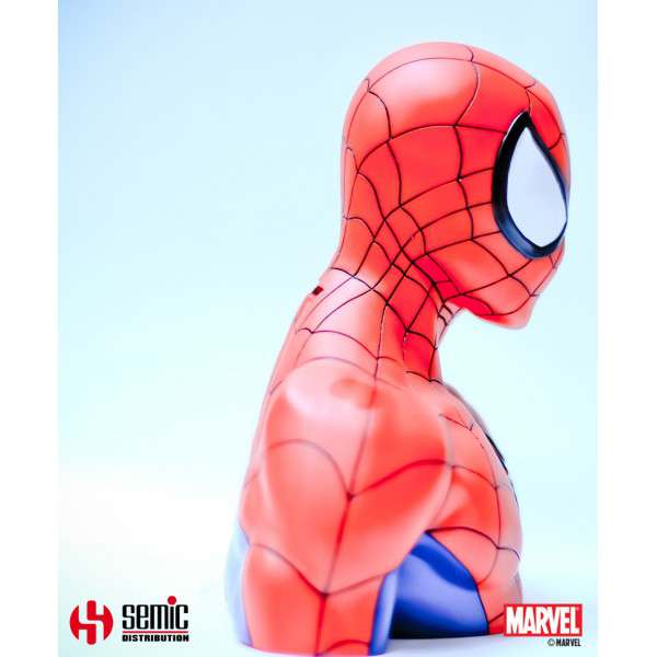 Spider-man Deluxe Bust Bank (Semic) - En Samlarobjekt för Fans semic