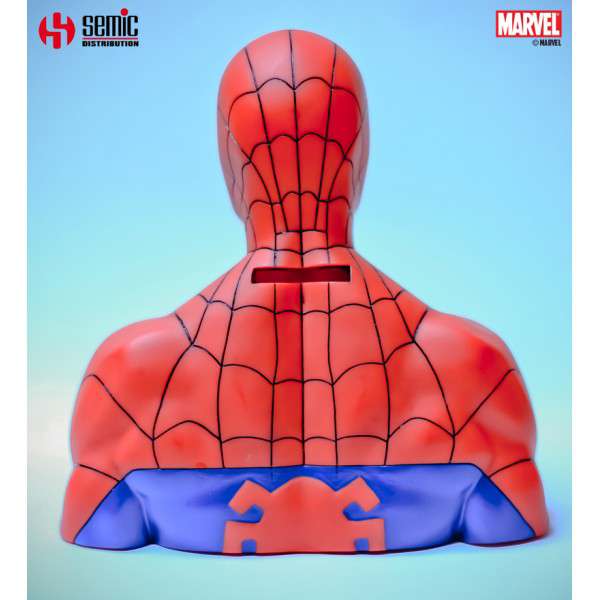 Spider-man Deluxe Bust Bank (Semic) - En Samlarobjekt för Fans semic