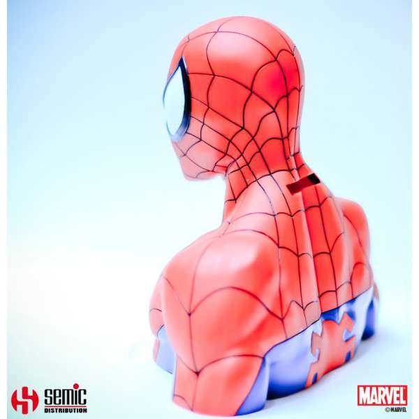 Spider-man Deluxe Bust Bank (Semic) - En Samlarobjekt för Fans semic