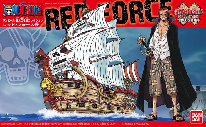 One Piece Grand Ship Coll Red Force - Samlarobjekt i hög kvalitet bandai model kit gunpla