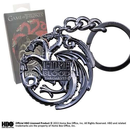 Game of Thrones Targaryen Sigil Nyckelring - Robotto