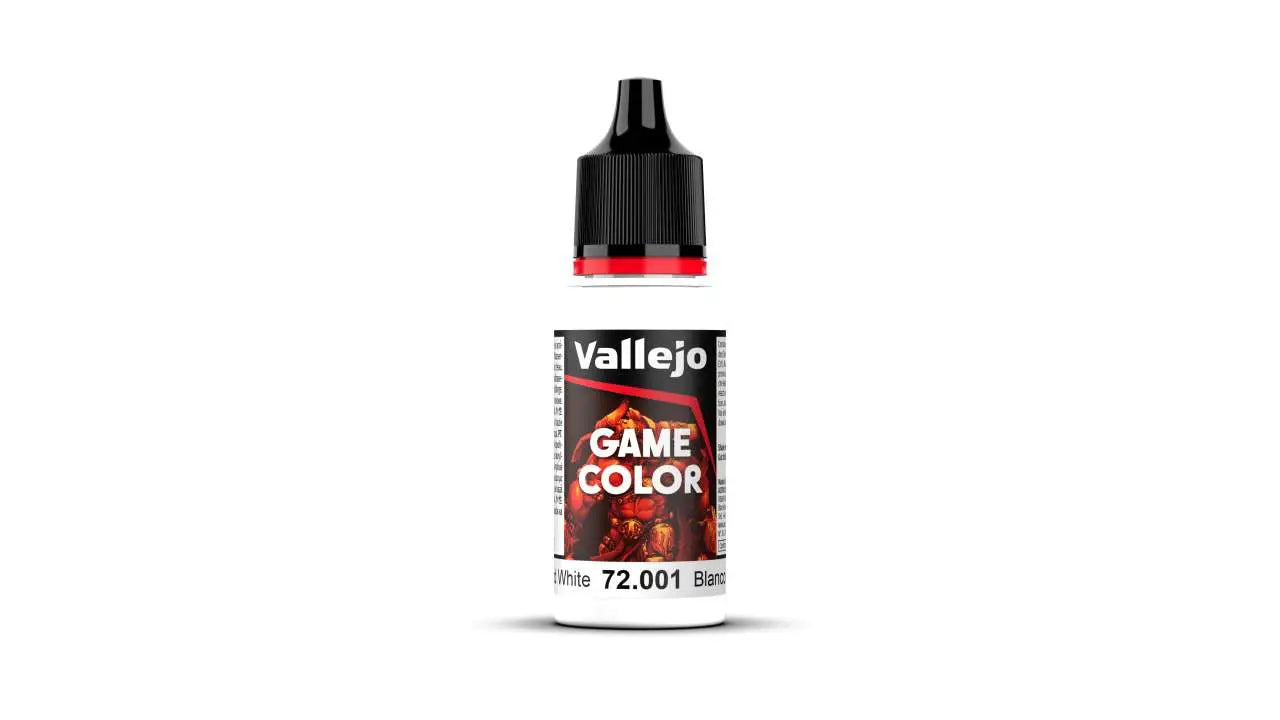 Game Color 72001 Död Vit - Professionell Akrylfärg för Miniatyrmåleri