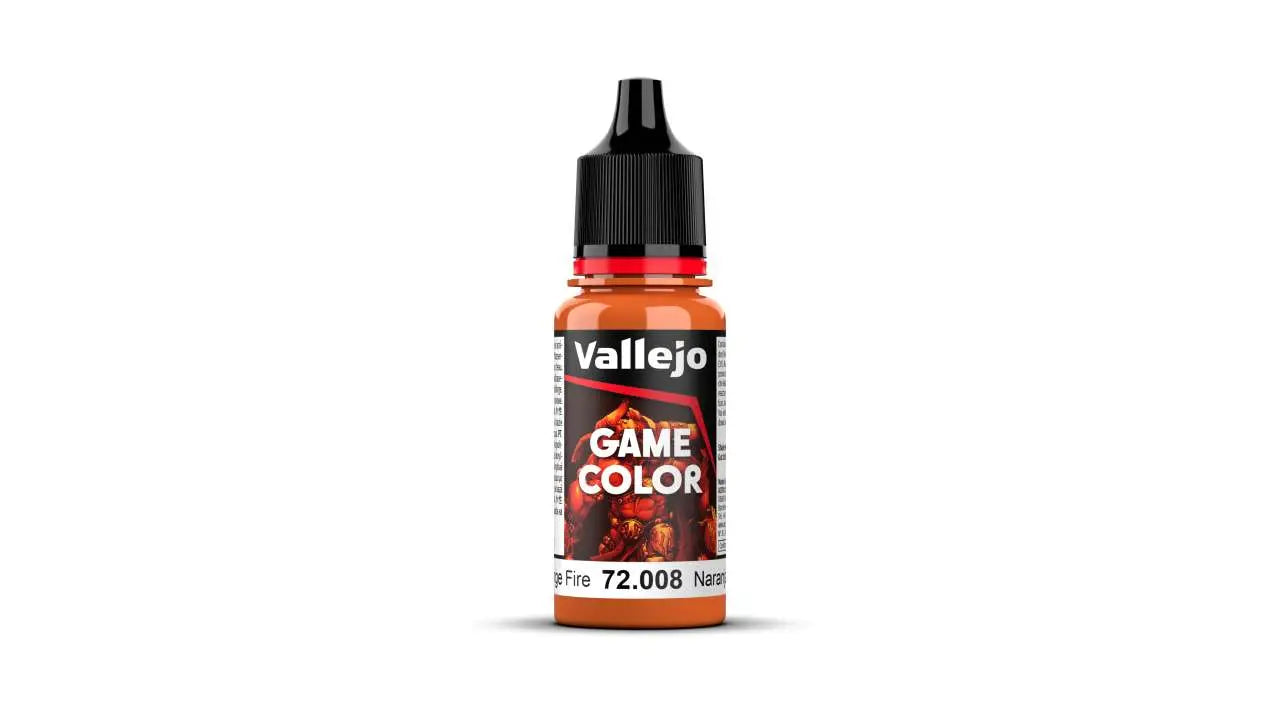 Game Color 72008 Orange Eld - Akrylfärg för Miniatyrmålning