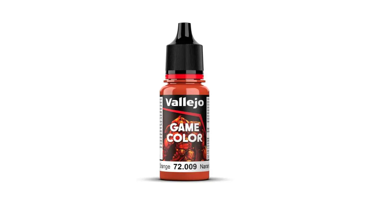 Game Color 72009 Het Orange - Fin Akrylfärg för Miniatyrfigurer