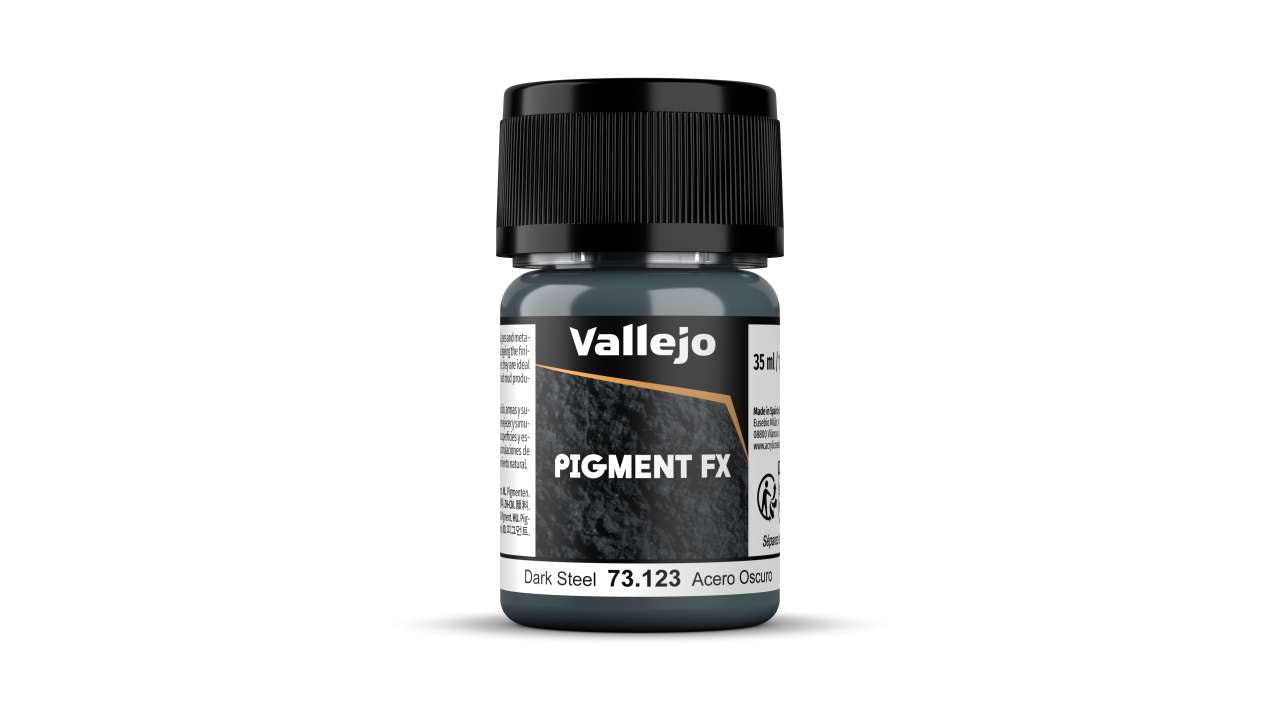 Pigment 73123 Mörk Stål - Högkvalitativ Färg vallejo