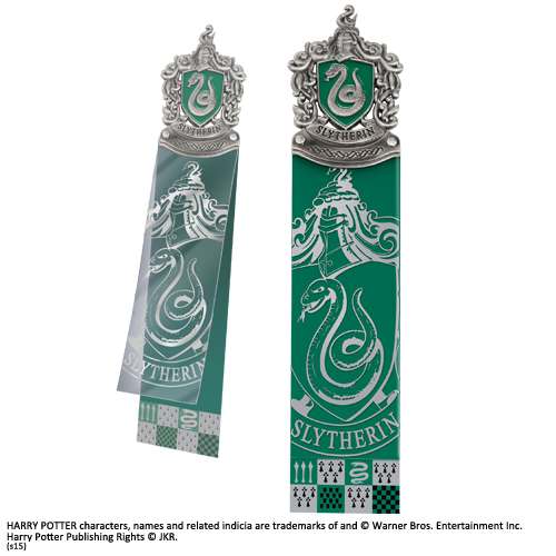 Harry Potter Slytherin Crest Bokmärke noble collections