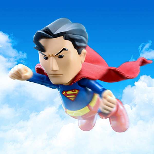 Superman Hybrid Metal Actionfigur herocross