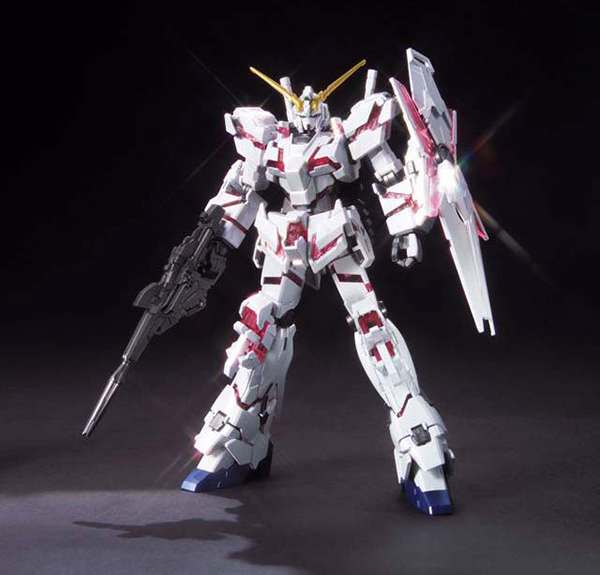 HGUC Gundam Unicorn Destr Titanium 1/144 - Modell Byggsats bandai model kit gunpla