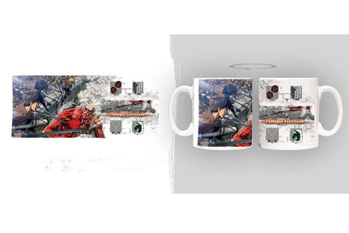 Attack on Titan Blason Mug – Perfekt för Anime-fans - Robotto