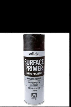 Vallejo Primer Black 28012 - Matt Svart Akrylfärg - Robotto