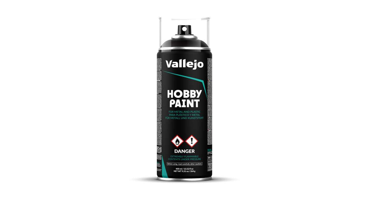 Vallejo Primer Black 28012 - Matt Svart Akrylfärg vallejo