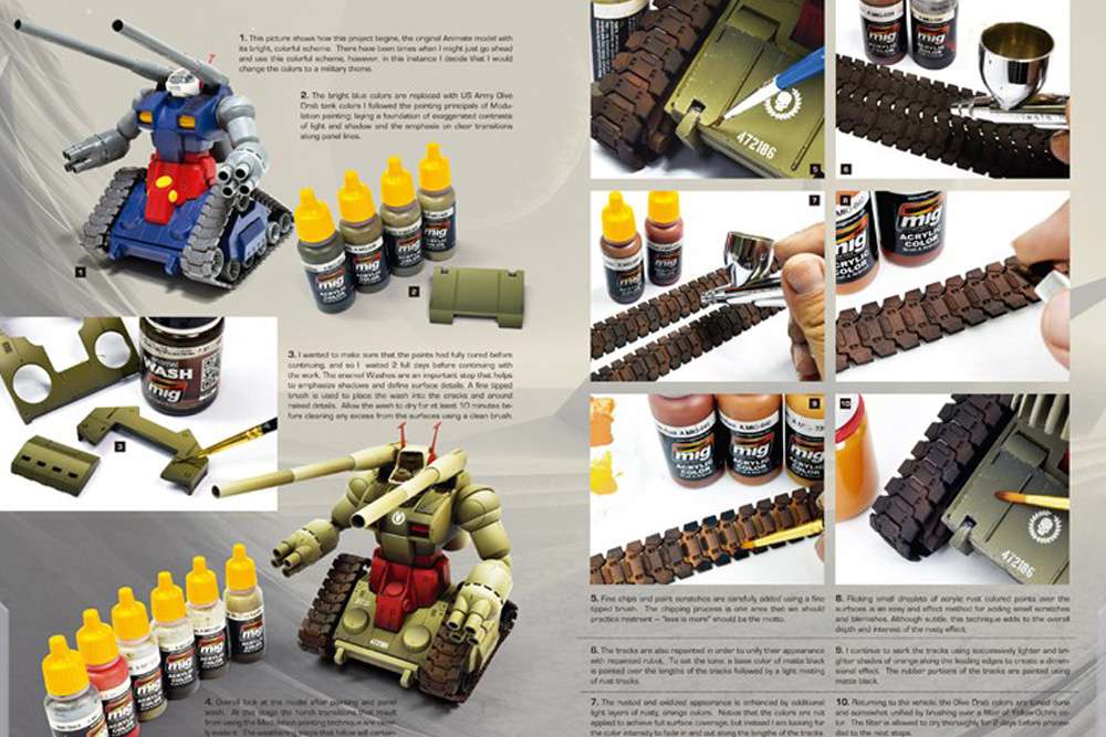 In Combat Painting Mechas 2nd Edition - Engelska ammo by mig jimenez