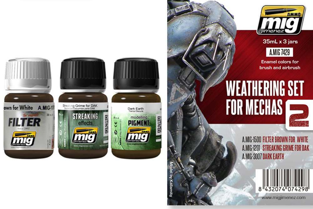 Weathering Set för Mechas 7429 ammo by mig jimenez