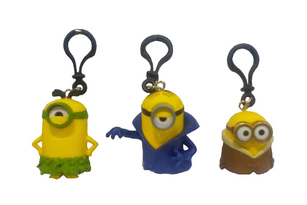 Minions Film Kchain Set (3) gialamas