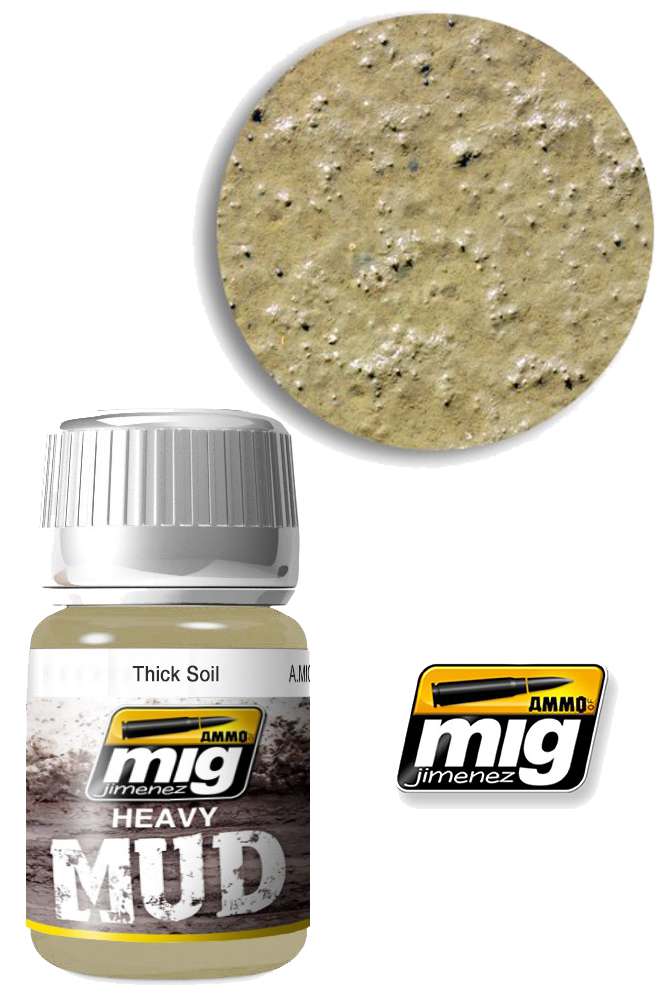 Heavy Mud Texture Thick Soil 1701 - 35ml ammo by mig jimenez