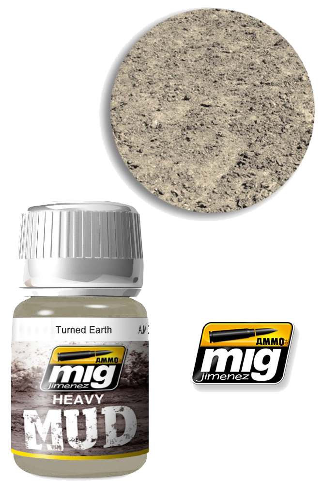 Heavy Mud Texture Turned Earth 1702 - 35 ml ammo by mig jimenez