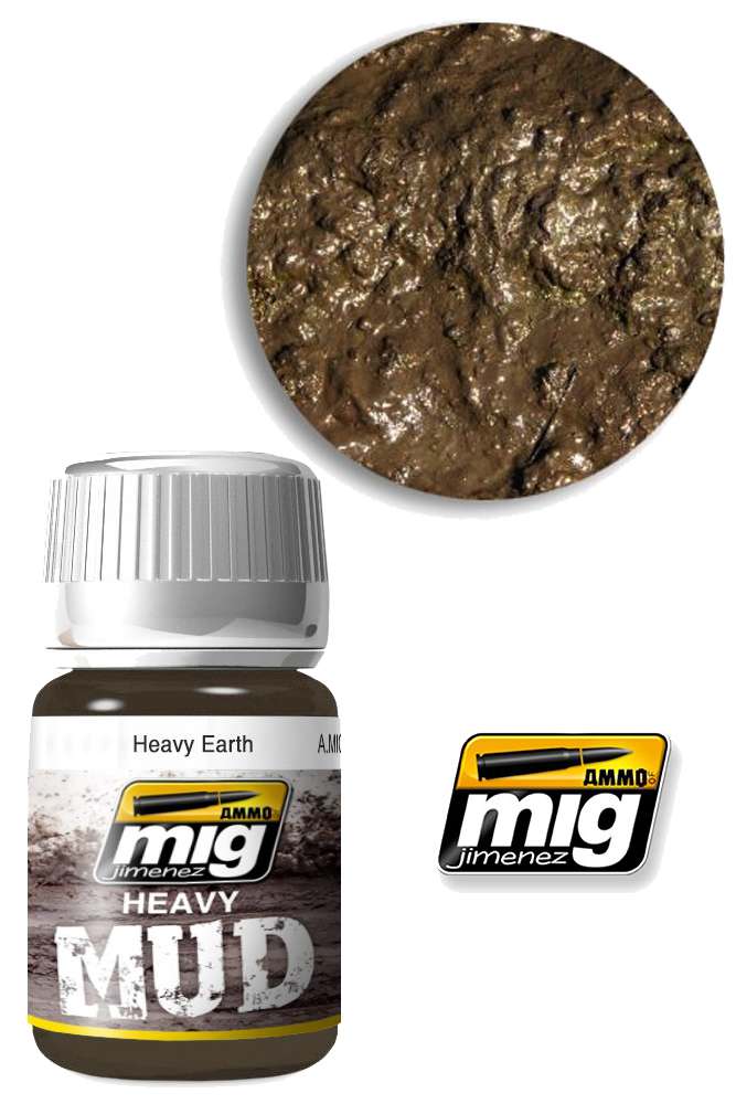 Heavy Mud Texture - Heavy Earth 1704 - 35 ml ammo by mig jimenez