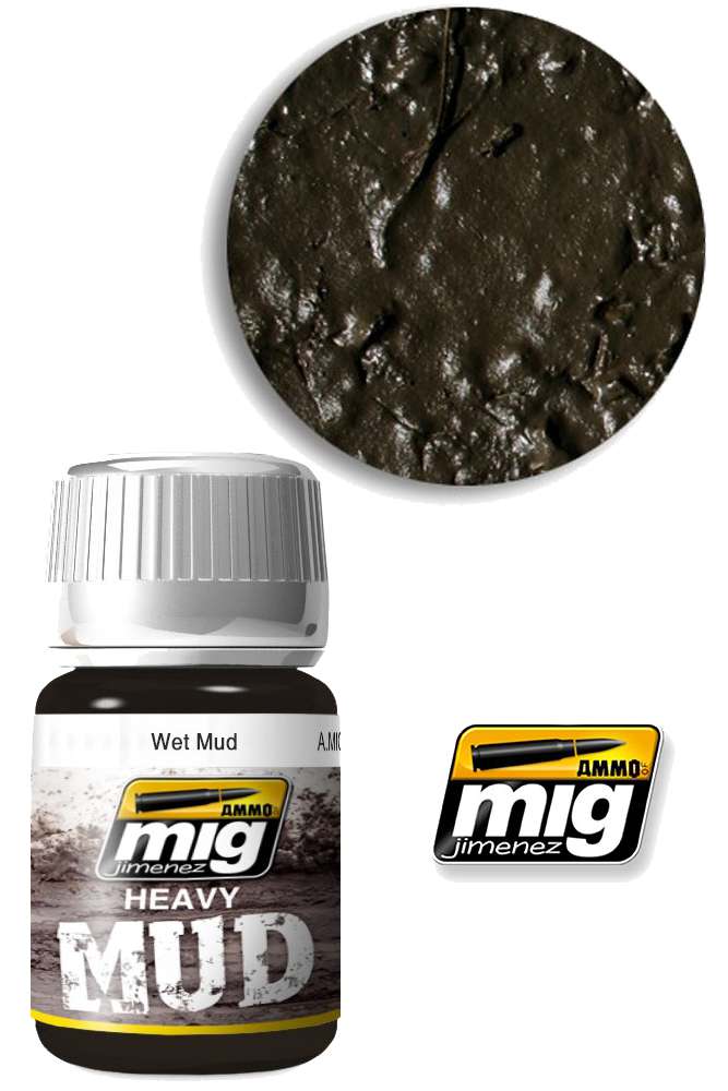 Heavy Mud Texture Wet Mud 1705 - 35 ml ammo by mig jimenez