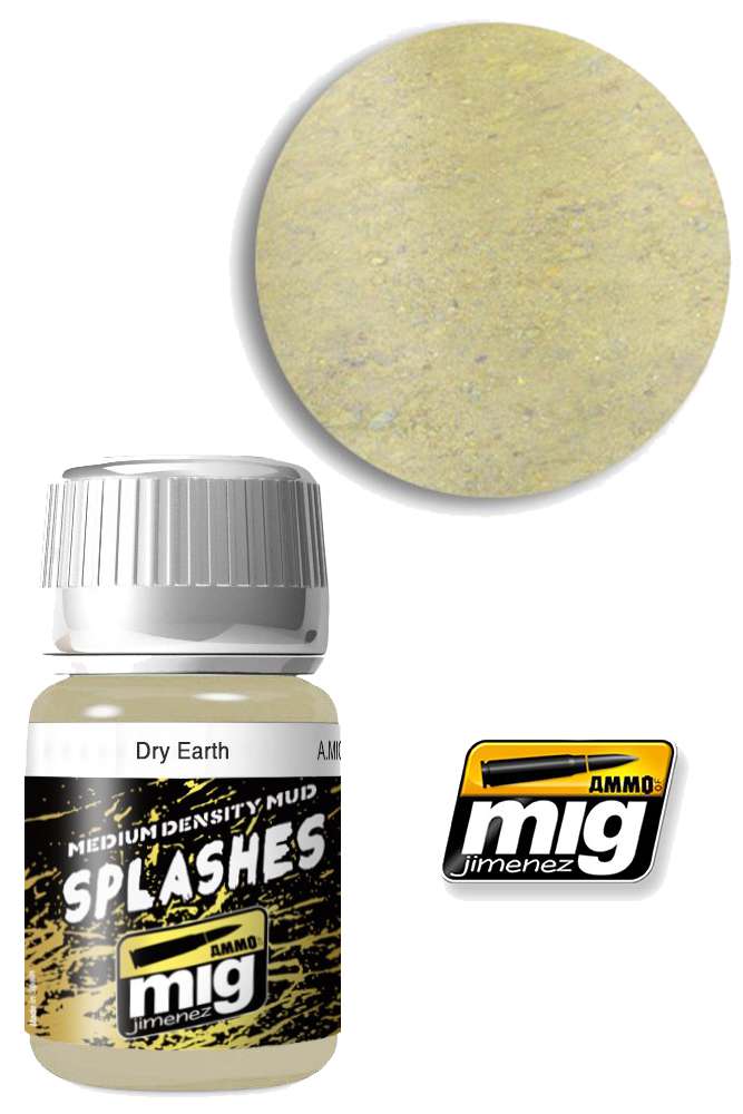 Splashes & Mud Texture Dry Earth 1750 - Enamel Färg ammo by mig jimenez