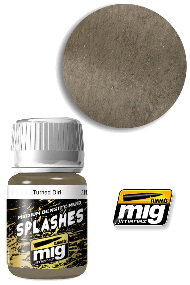 Splashes & Mud Texture Turned Dirt 1753 ammo by mig jimenez