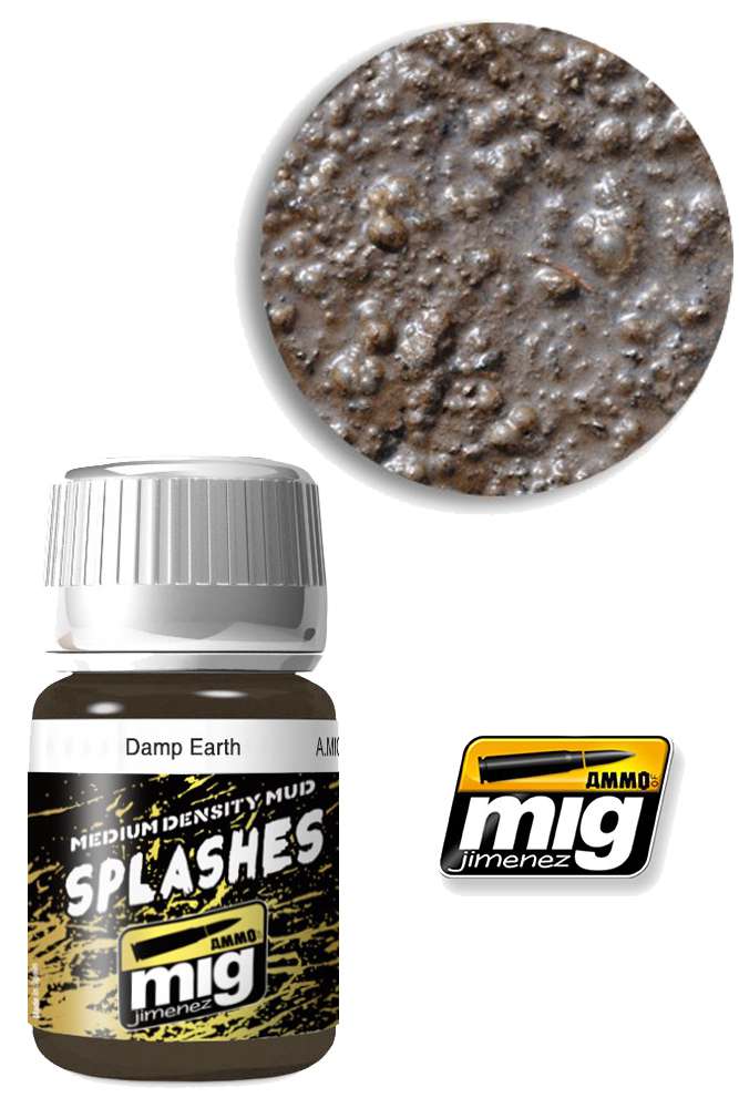 Splashes & Mud Texture Dämpad Jord 1754 ammo by mig jimenez