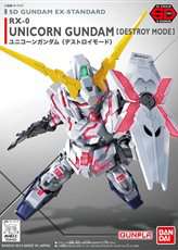 SD Gundam Unicorn Destroy EX STD 005 - Samlarfigur bandai model kit gunpla