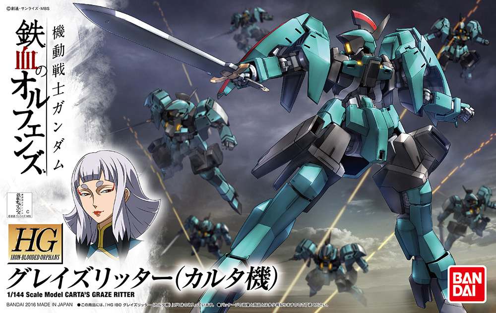 Hg graze ritter carta custom 1/144 - Exklusiv Modell bandai model kit gunpla