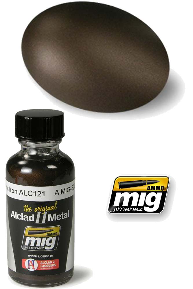 Alclad II Metal Burnt Iron 8209 - 30 ml ammo by mig jimenez