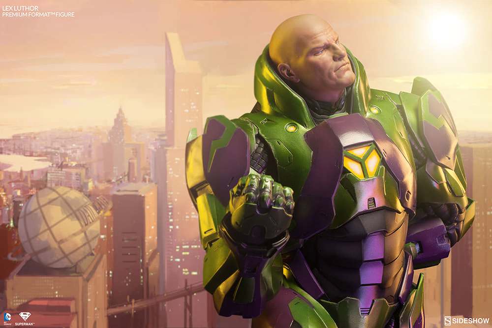 Lex Luthor Power Suit Premium Format Figur sideshow toys