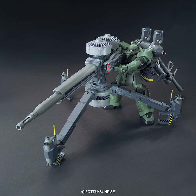 HG Zaku Mass PR Big Gun Thunder Animation 1/144 - Modellbyggsats bandai model kit gunpla