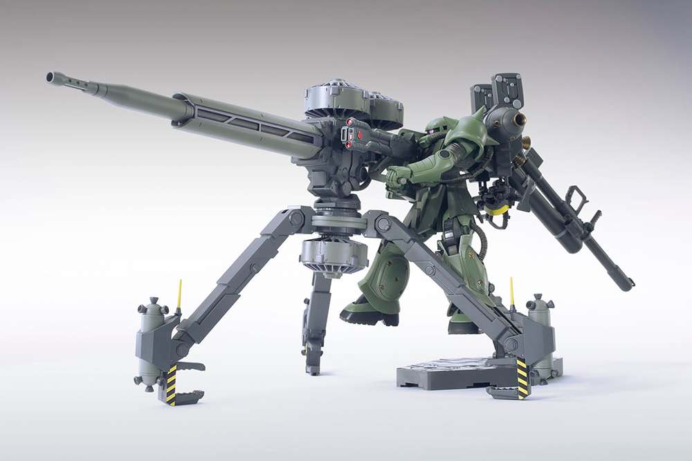 HG Zaku Mass PR Big Gun Thunder Animation 1/144 - Modellbyggsats bandai model kit gunpla