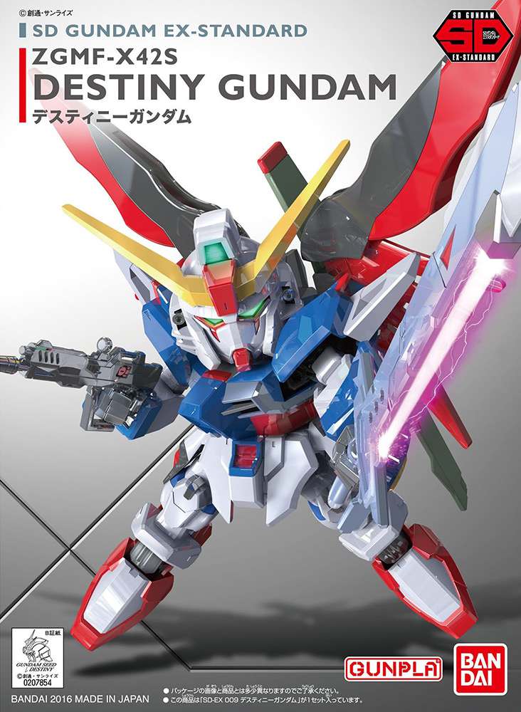 SD Gundam Destiny EX Standard 009 – Samlarfigur bandai model kit gunpla