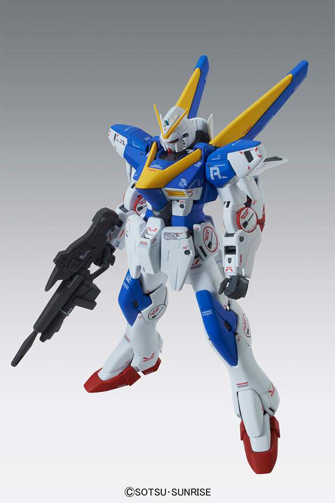 MG Gundam V 2 Ver Ka 1/100 - Modernt Modellbyggsats bandai model kit gunpla