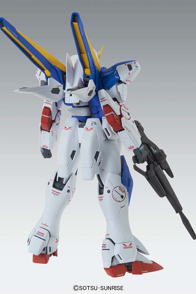 MG Gundam V 2 Ver Ka 1/100 - Modernt Modellbyggsats bandai model kit gunpla