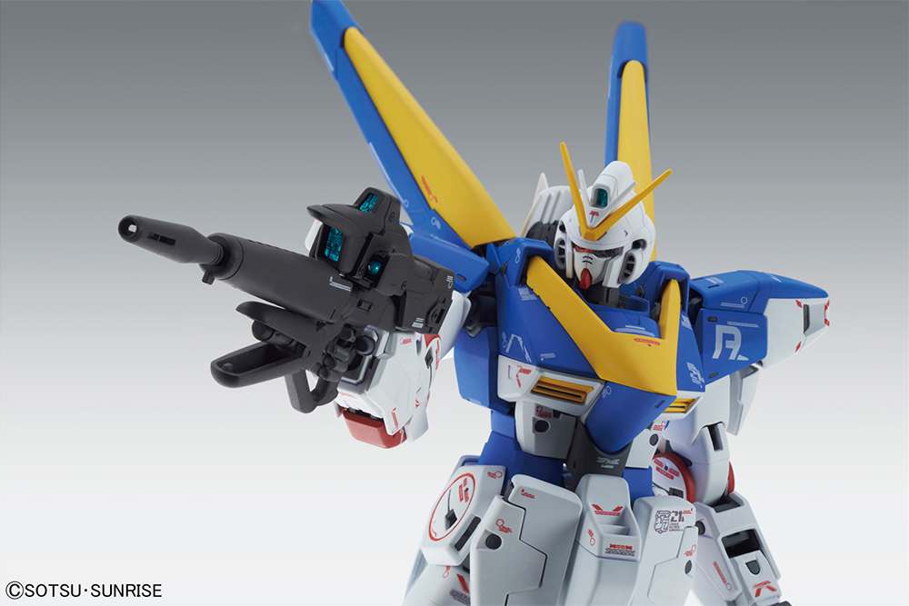 MG Gundam V 2 Ver Ka 1/100 - Modernt Modellbyggsats bandai model kit gunpla