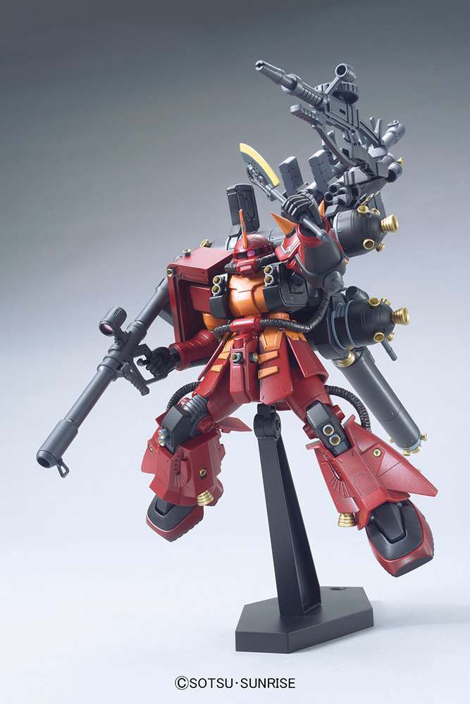 Hg Zaku High Mob Thunder Anime Ver 1/144 - Detaljerad Modellbyggsats bandai model kit gunpla