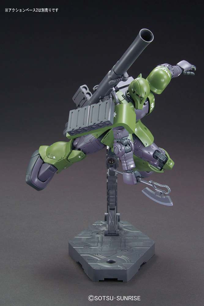 HG Zaku I Denim Slender Origin 1/144 – Byggsats bandai model kit gunpla