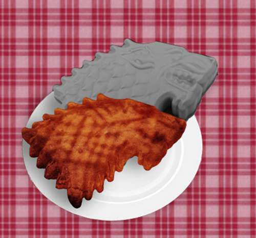 Game of Thrones Stark Silikon Bakform sd toys