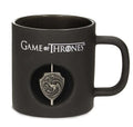 Game of Thrones Spinning Logo Svart Kristallmugg - Robotto