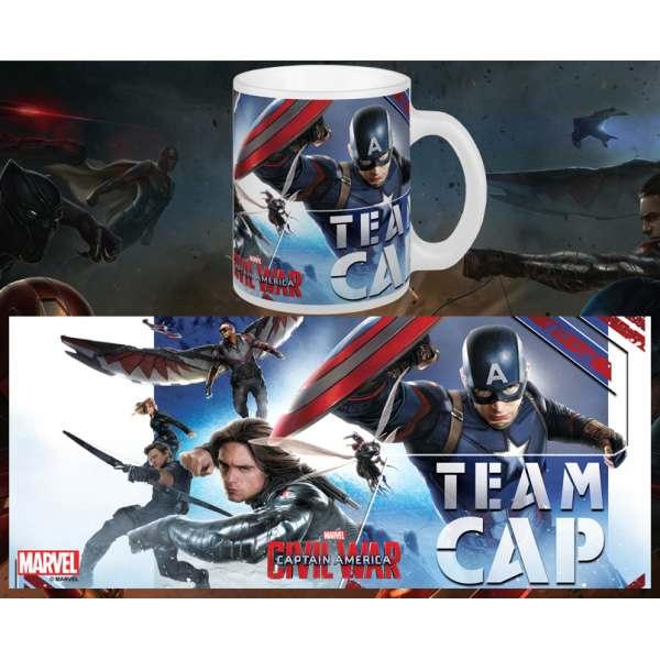 Captain America: Civil War Team Cap Mug - Robotto