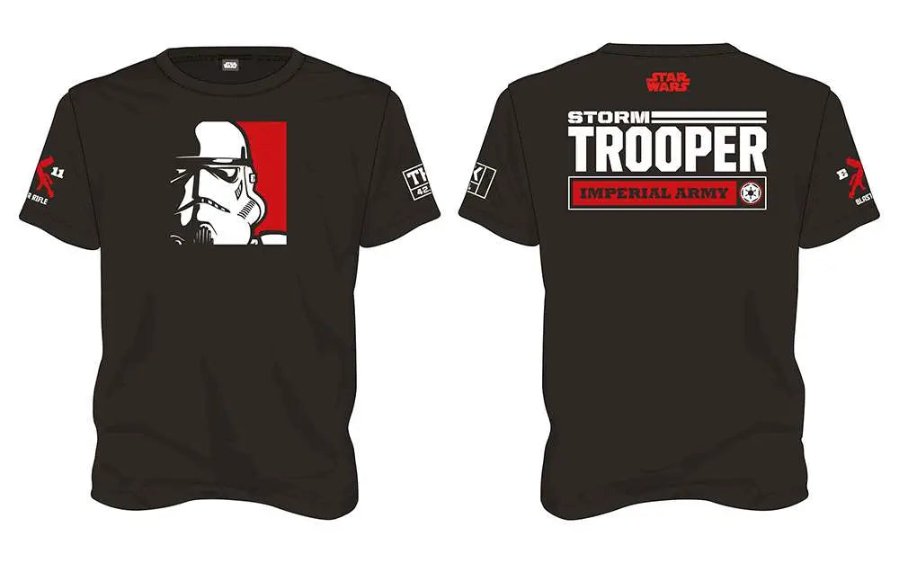 T-Shirt Stormtrooper Imperial Army Black
