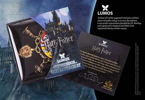 HP Lumos Gryffindor Charm Bracelet - Magisk Smycke för Fans noble collections