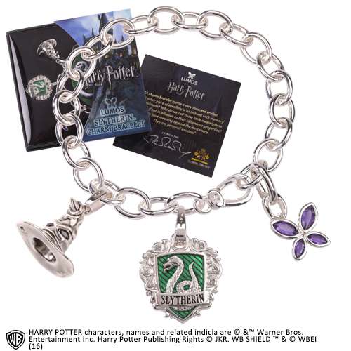 HP Lumos Slytherin Charm Bracelet 7710 – En magisk accessoar för fans noble collections