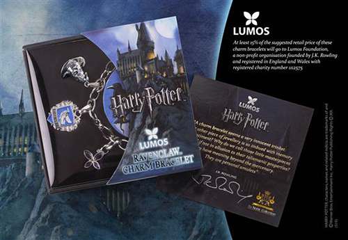 Hp Lumos Ravenclaw Charm Bracelet 7712 noble collections