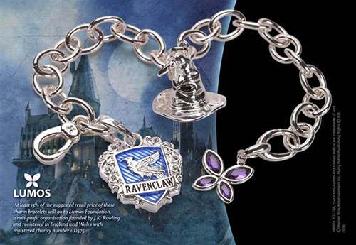 Hp Lumos Ravenclaw Charm Bracelet 7712 noble collections