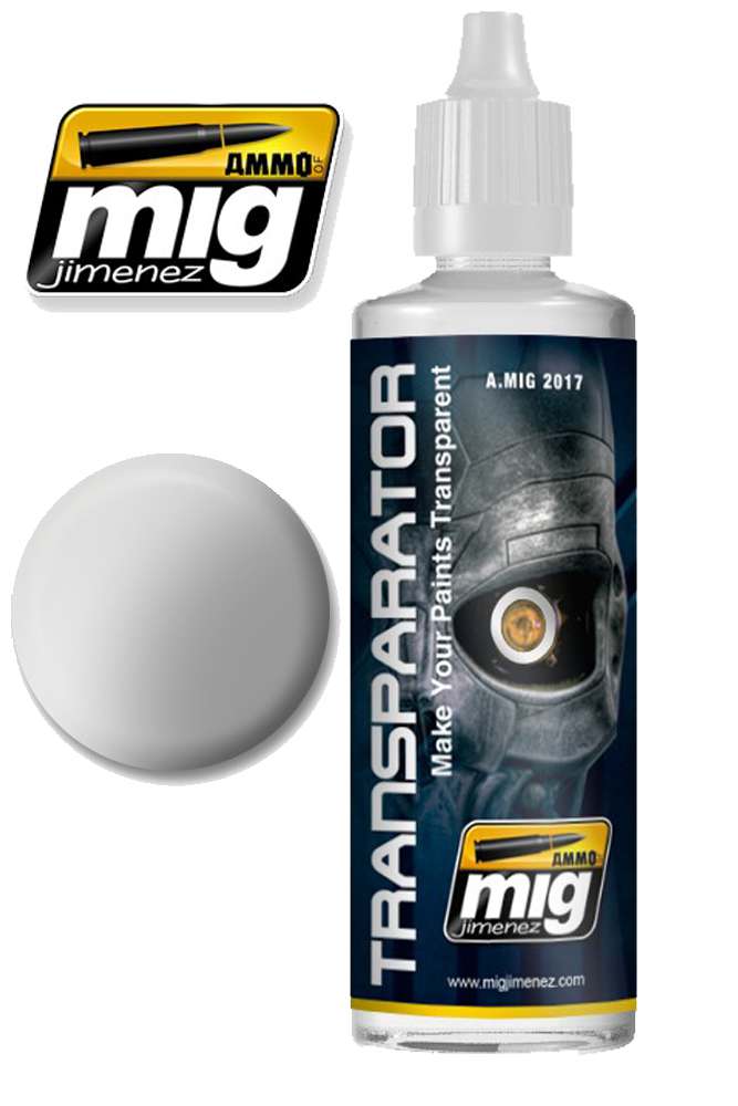 Transparator 60 ml för akrylfärger ammo by mig jimenez